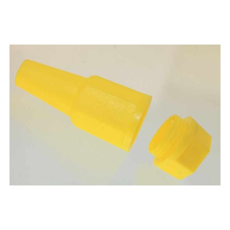 Porte bougie de sac a dos jaune