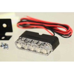 Feu avant à led cabochon blanc universel