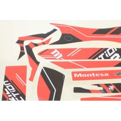 Kit déco MONTESA 2014-2019 complet rouge/noir