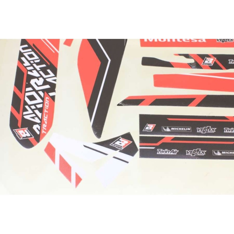 Kit déco MONTESA 2014-2019 complet rouge/noir