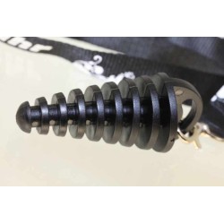 Bouchon pot noir avec tour de cou pour lavage moto