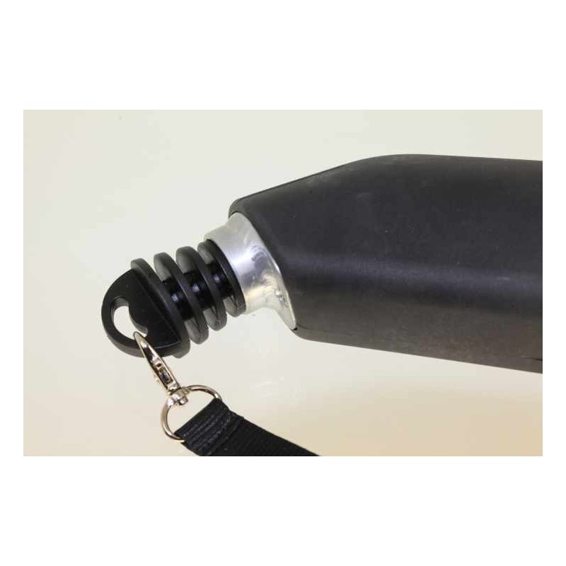 Bouchon pot noir avec tour de cou pour lavage moto