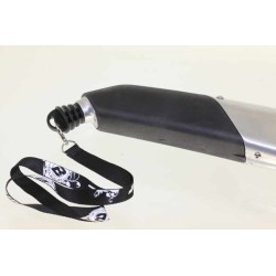 Bouchon pot noir avec tour de cou pour lavage moto