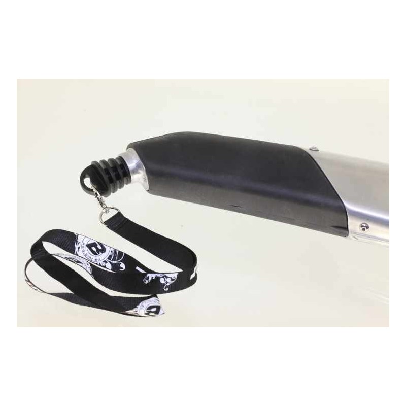 Bouchon pot noir avec tour de cou pour lavage moto
