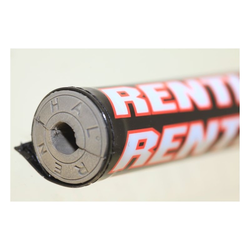 Mousse guidon standard RENTHAL noir/rouge
