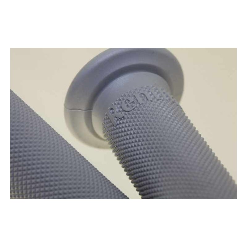 Revetement soft RENTHAL ouvert au bout gris clair G147