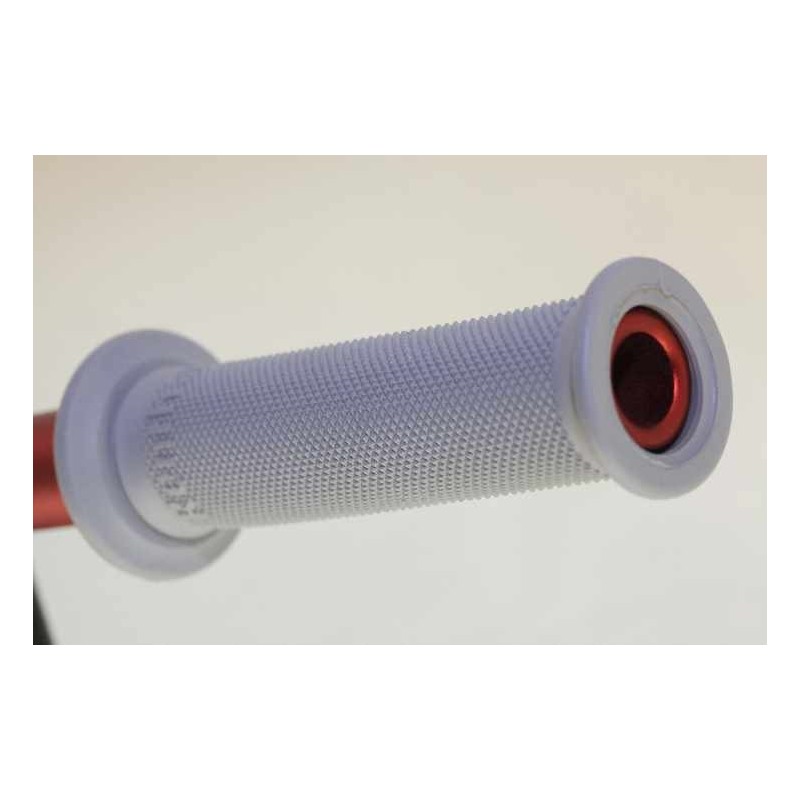 Revetement soft RENTHAL ouvert au bout gris clair G147