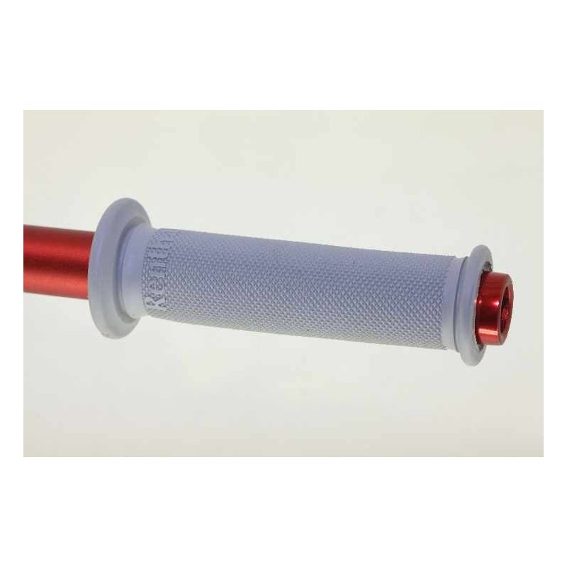 Revetement soft RENTHAL ouvert au bout gris clair G147