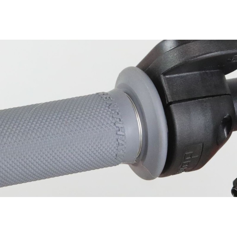 Revetement soft RENTHAL ouvert au bout gris clair G147