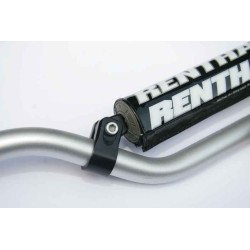 Guidon avec barre 22.2mm RENTHAL hauteur 5.5 pouces gris
