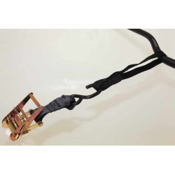 Bride de guidon noir pour attacher sangle remorque