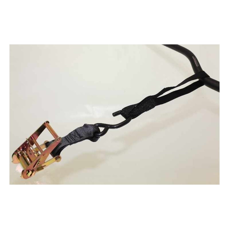 Bride de guidon noir pour attacher sangle remorque