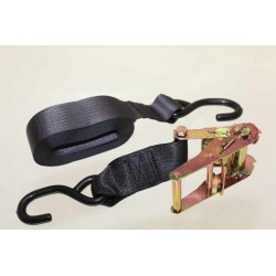 Sangle a cliquet noir 5cmx4.5m