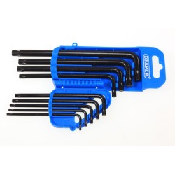 Jeu de 9 clés mâles Torx...