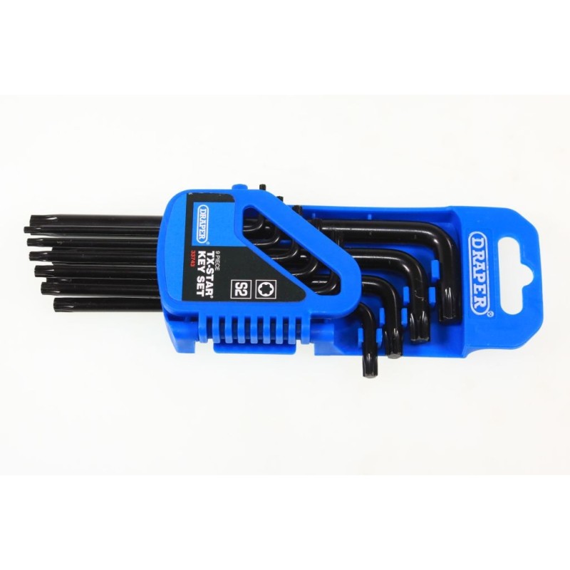 Jeu de 9 clés mâles Torx DRAPER longues