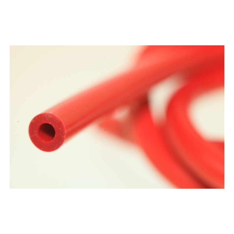 Durite essence Ø 5mm longueur 50cm rouge