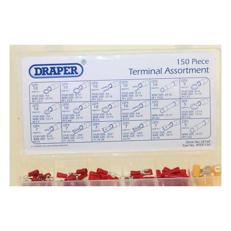 Coffret assortiments 150 cosses 3 diametres