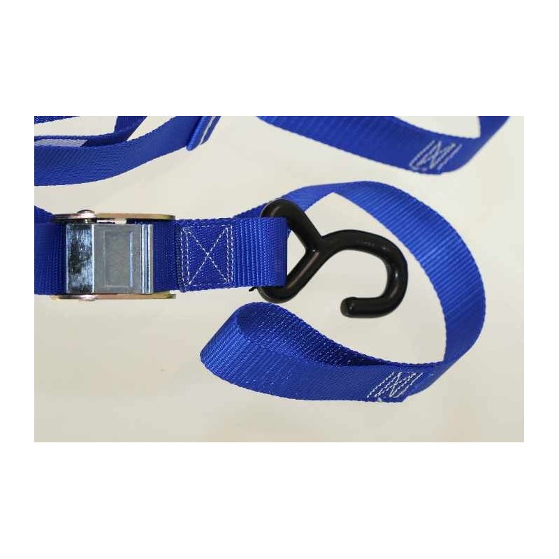 Sangles a boucle bleu 40mm