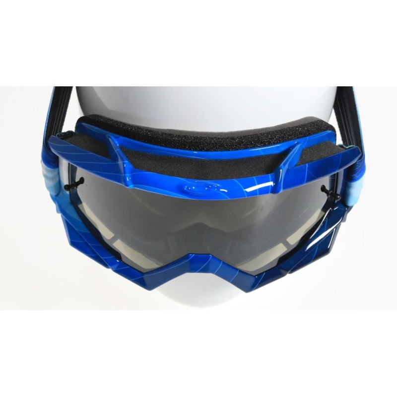 Lunette casque OAKLEY Proven MX swell fade bleu