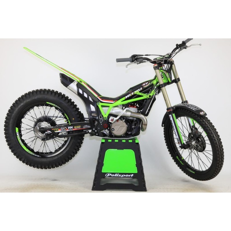 Leve moto pliable POLISPORT vert/noir
