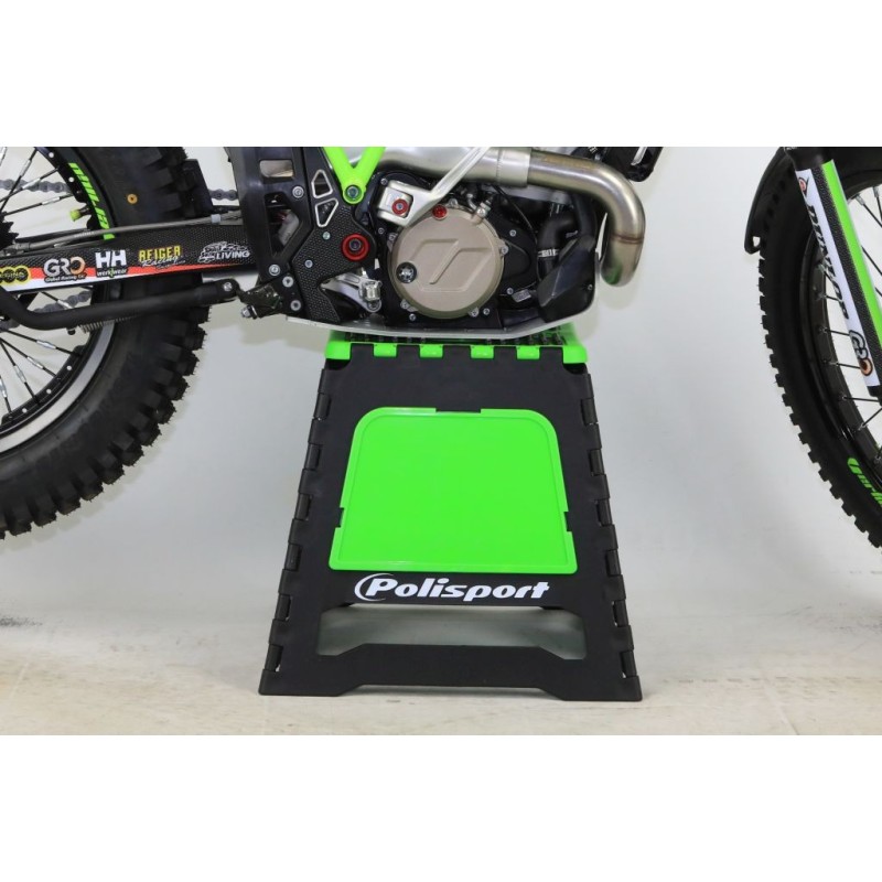 Leve moto pliable POLISPORT vert/noir