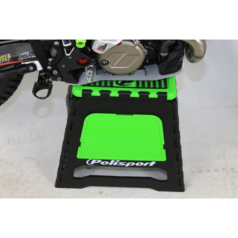 Leve moto pliable POLISPORT vert/noir