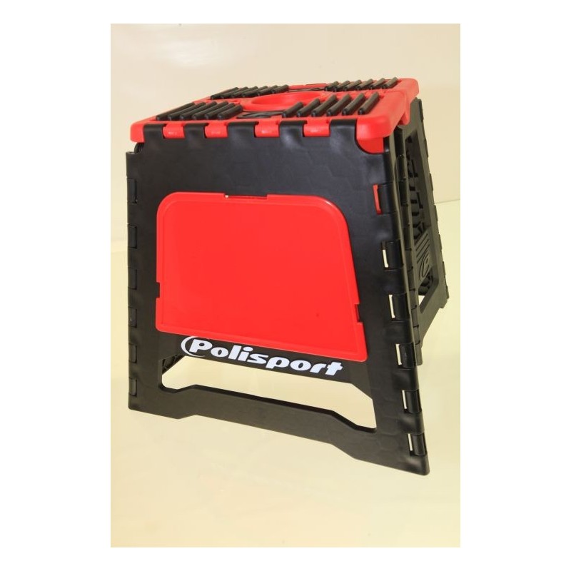 Leve moto pliable POLISPORT rouge/noir
