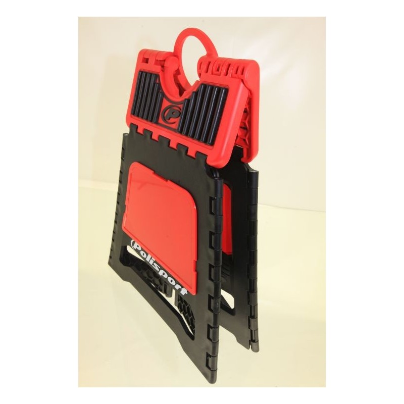 Leve moto pliable POLISPORT rouge/noir