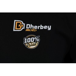 Tee-shirt DHERBEY MOTO noir