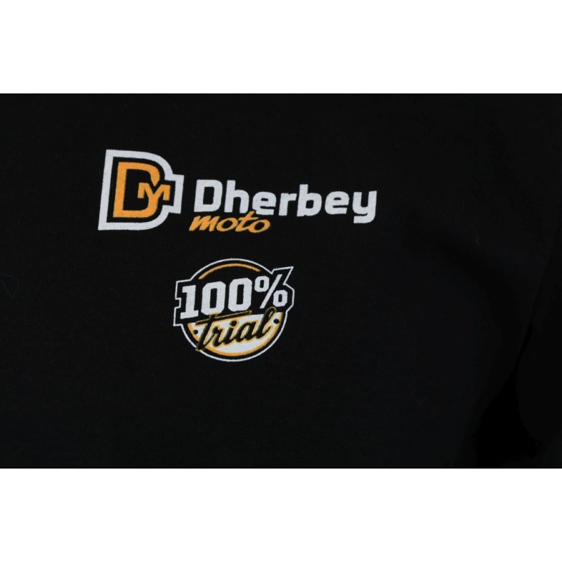 Tee-shirt DHERBEY MOTO noir