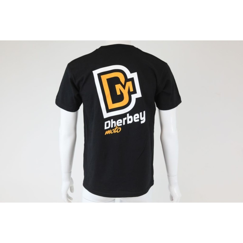Tee-shirt DHERBEY MOTO noir