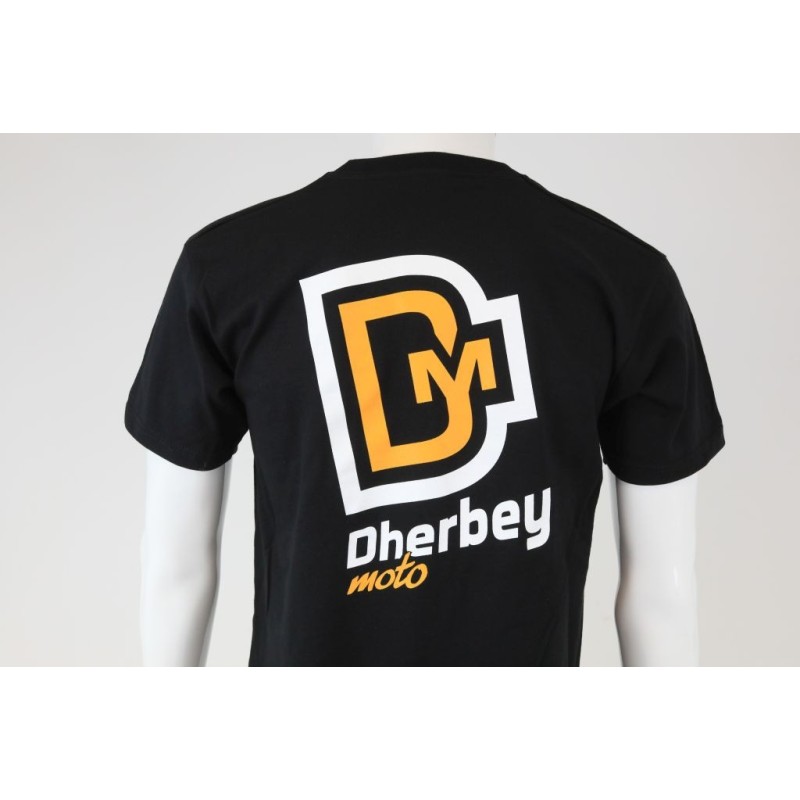 Tee-shirt DHERBEY MOTO noir