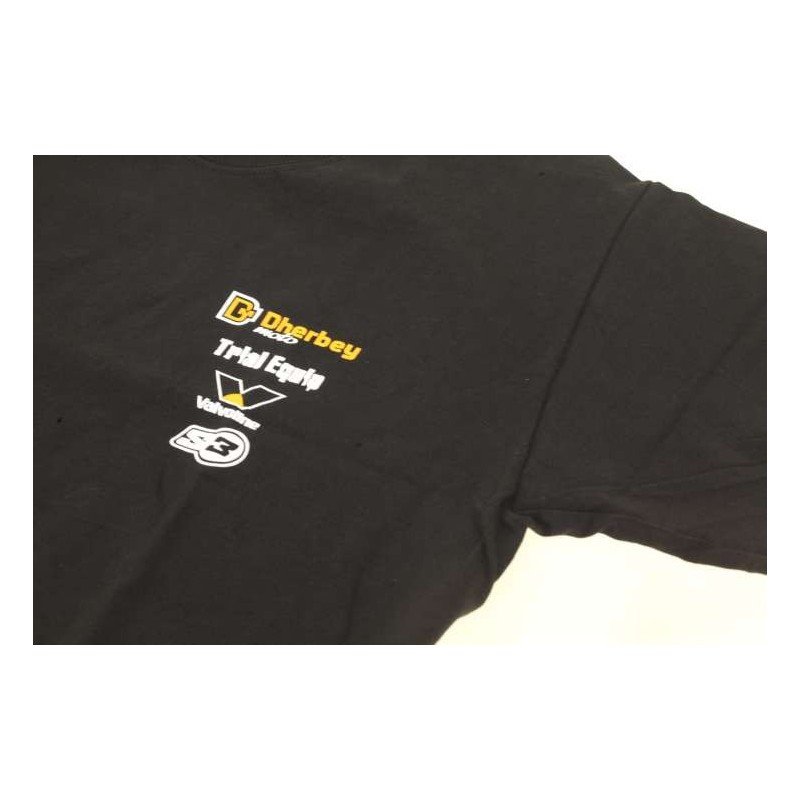 Tee-shirt enfant DHERBEY MOTO noir