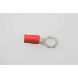 Cosse oeil isolée M5 rouge