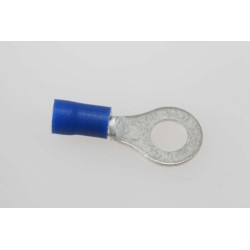 Cosse oeil isolée M6 bleu