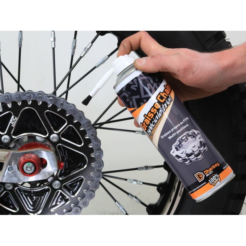 Spray chaine spécial Trial DHERBEY MOTO 400ml