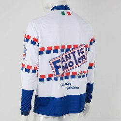 Maillot FANTIC DelayTeam blanc/bleu