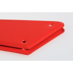 Cache lateral FANTIC 240 alu la paire rouge