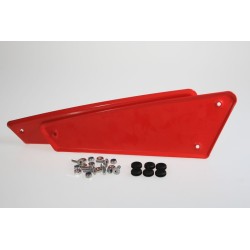 Cache lateral FANTIC 240 alu la paire rouge