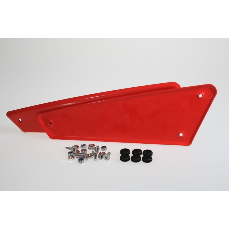 Cache lateral FANTIC 240 alu la paire rouge