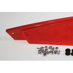 Cache lateral FANTIC 240 alu la paire rouge