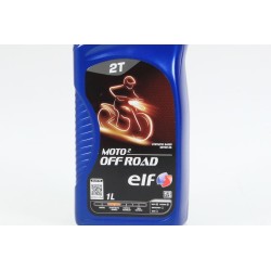 Huile mélange 2T ELF semi-synthèse Moto2 Off road 1L