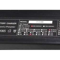 Chargeur rapide ELECTRIC MOTION 2020-2023 58.8V/25A