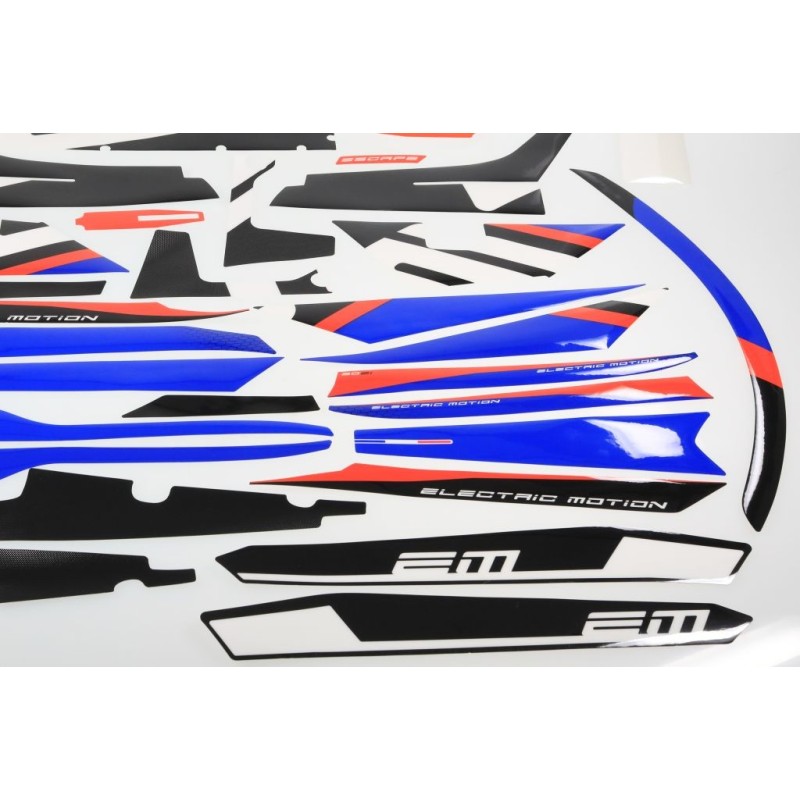 Kit autocollant ELECTRIC MOTION 2021 escape R complet