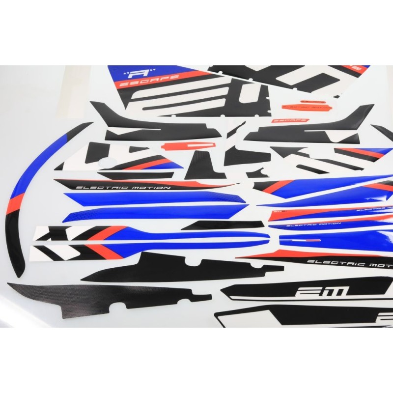 Kit autocollant ELECTRIC MOTION 2021 escape R complet