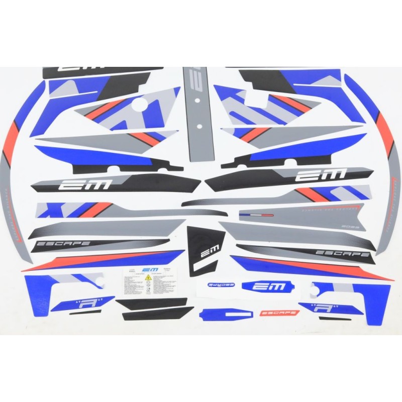 Kit autocollant ELECTRIC MOTION 2023 Escape complet