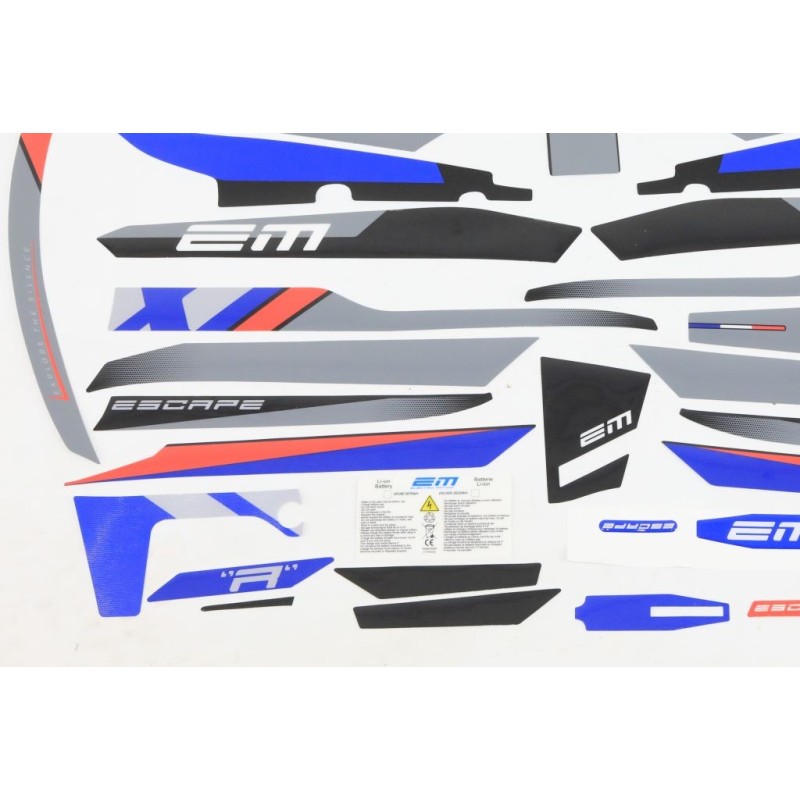 Kit autocollant ELECTRIC MOTION 2023 Escape complet