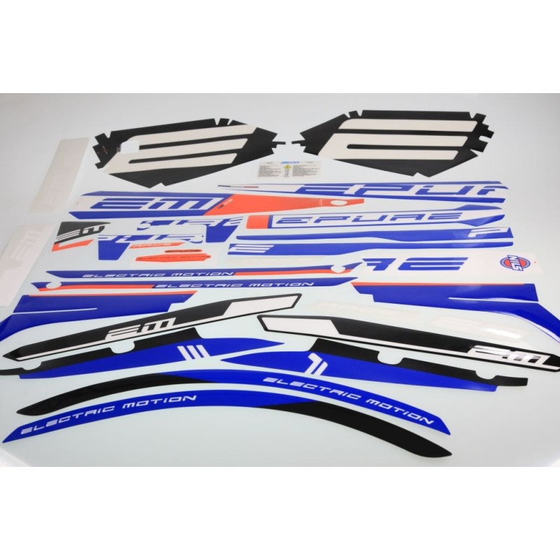 Kit autocollant ELECTRIC MOTION 2021 epure race complet
