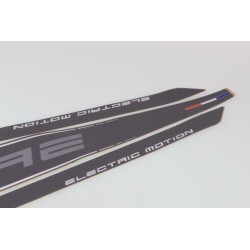 Autocollant garde boue AR ELECTRIC MOTION 2022 Comp gris
