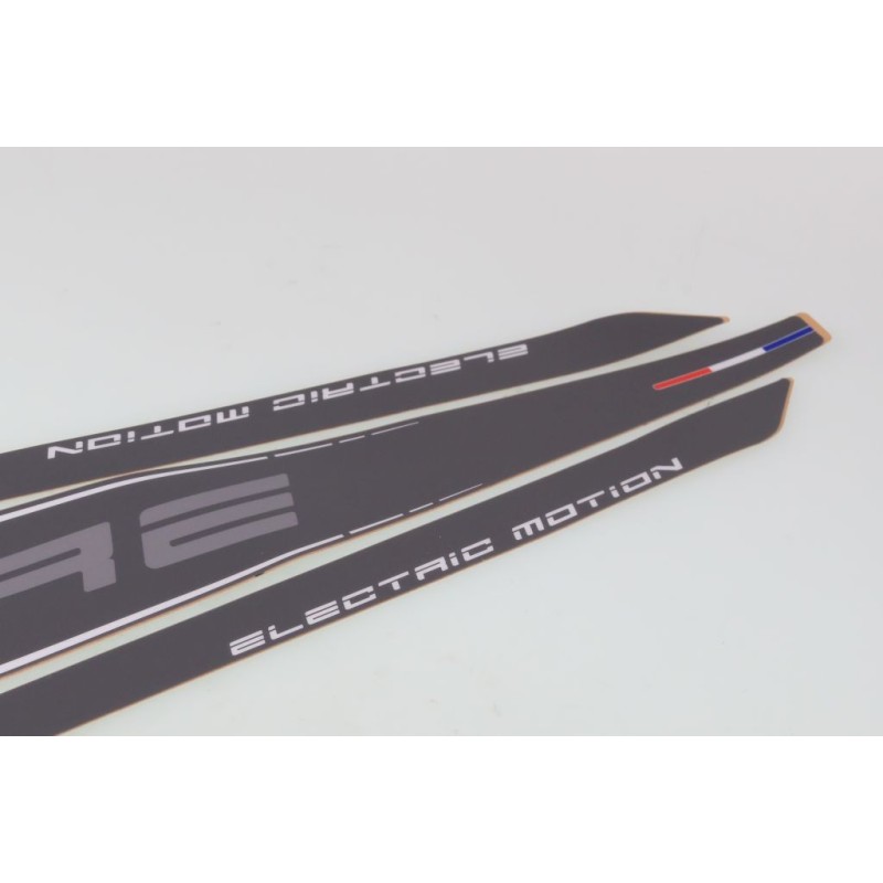 Autocollant garde boue AR ELECTRIC MOTION 2022 Comp gris